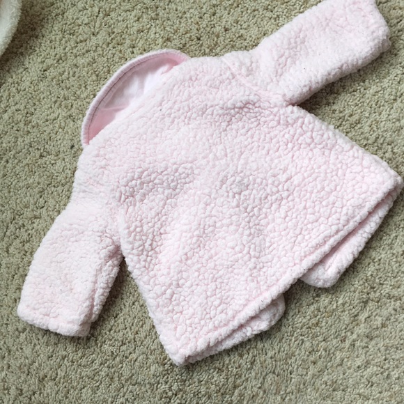 Two cuddly jackets: 3 month girl size - Picture 7 of 8